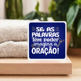 Luminária Box Slim Oração USB