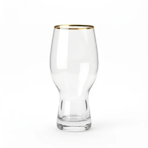 Copo de Vidro com Borda Dourada de 470ml Amazing Drinks