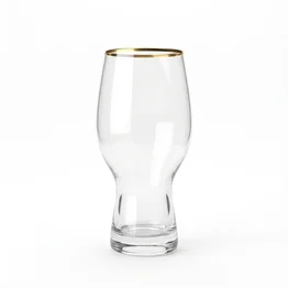 Copo de Vidro com Borda Dourada de 470ml Amazing Drinks