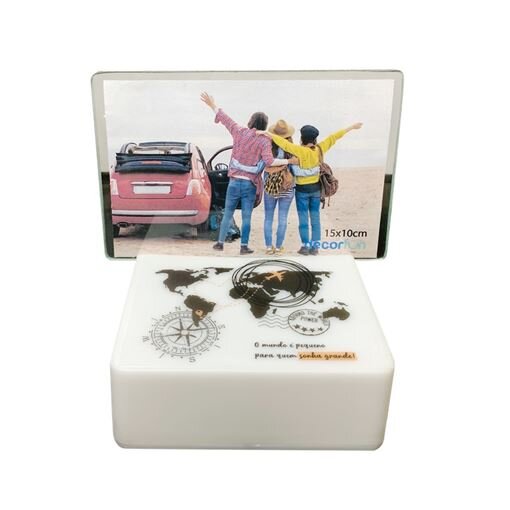 Luminária Mini Box Retrato - Viagem