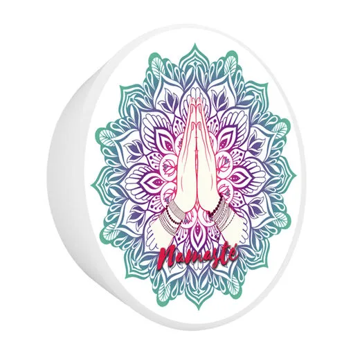 Luminária de Parede Namastê Decoração Criativa Arandela Bivolt