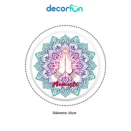Luminária de Parede Namastê Decoração Criativa Arandela Bivolt