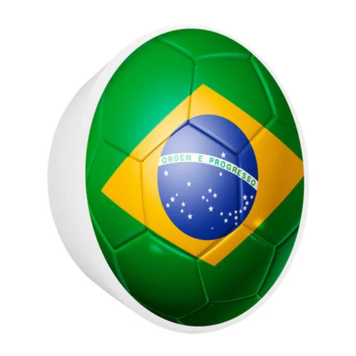 Luminária de Parede Decoração Bar Arandela Bola do Brasil Bivolt