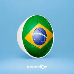 Luminária de Parede Decoração Bar Arandela Bola do Brasil Bivolt