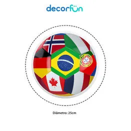 Luminária de Parede Decoração Criativa Bandeiras Mundiais Bivolt
