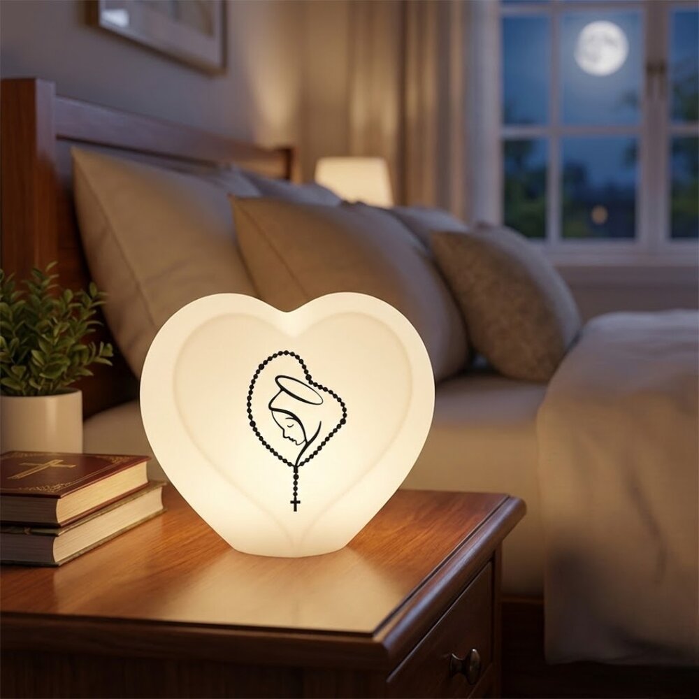 Luminária Coração Nossa Senhora LED