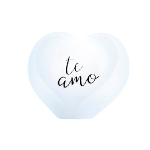 Luminária Coração Te Amo White LED