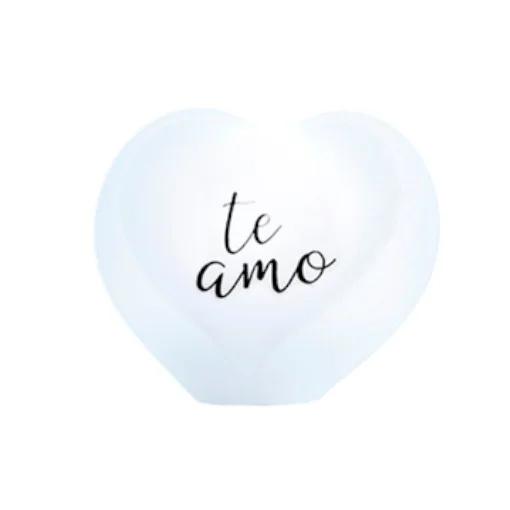 Luminária Coração Te Amo White LED