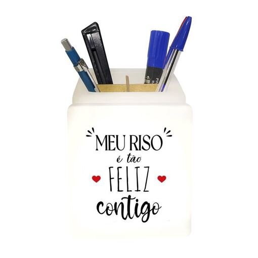Organizador de Mesa Iluminado Meu Riso