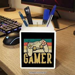 Organizador de Mesa Iluminado Black Gamer