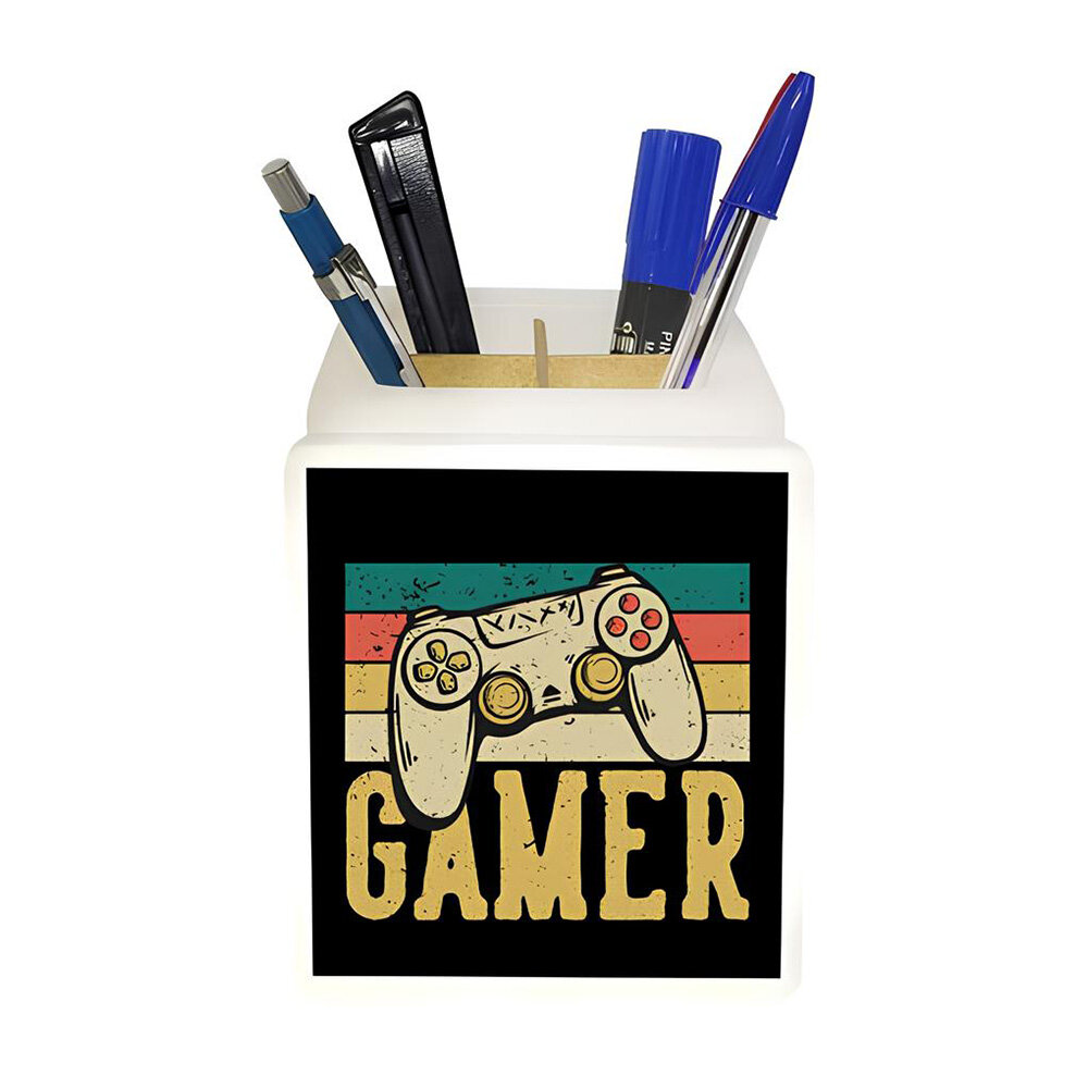Organizador de Mesa Iluminado Black Gamer