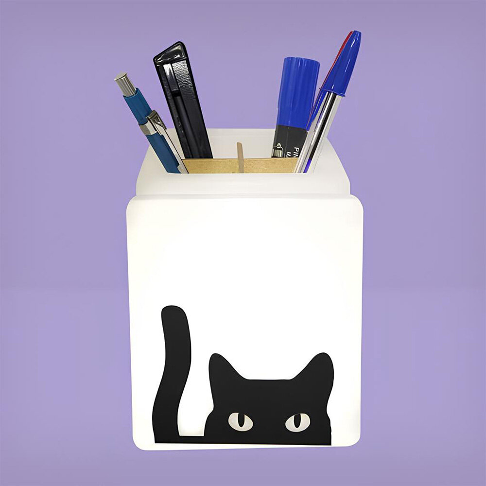 Organizador de Mesa Iluminado Cat Cute
