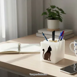 Organizador de Mesa Iluminado Black Cat