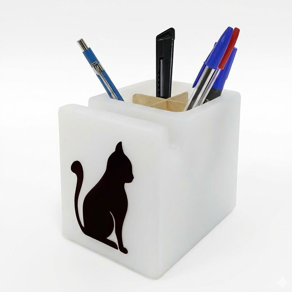 Organizador de Mesa Iluminado Black Cat