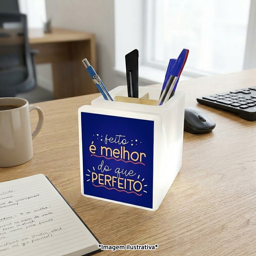 Organizador de Mesa Iluminado Feito é Melhor
