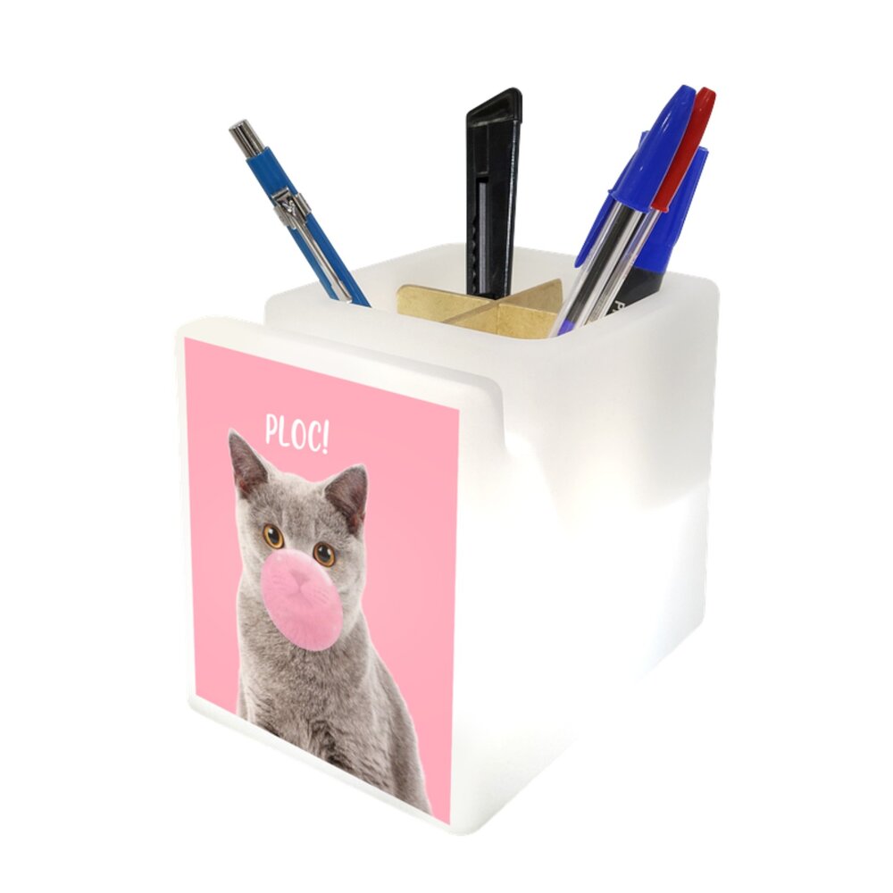 Organizador de Mesa Iluminado Cat Ploc Ploc 