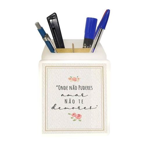 Organizador de Mesa Iluminado Não Demores