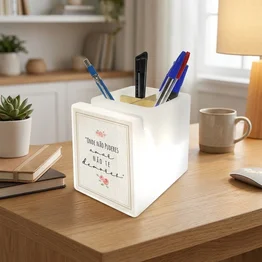Organizador de Mesa Iluminado Não Demores