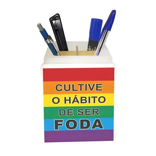 Organizador de Mesa Iluminado Cultive o Hábito