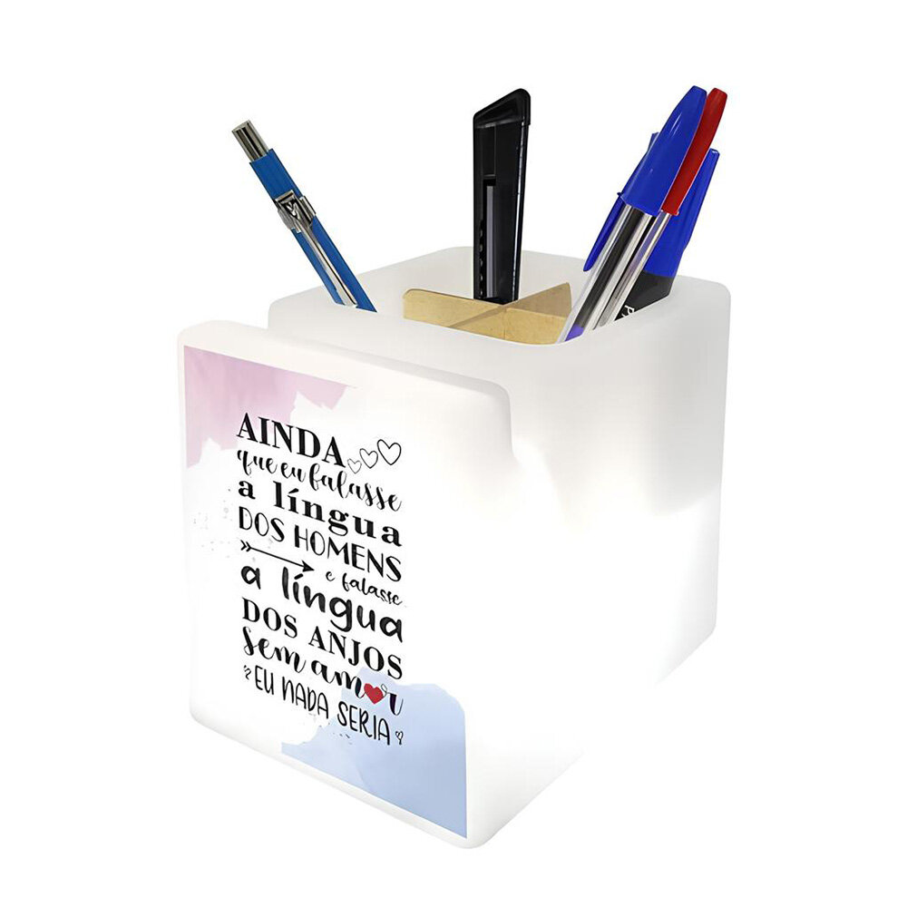 Organizador de Mesa Iluminado A Língua dos Anjos