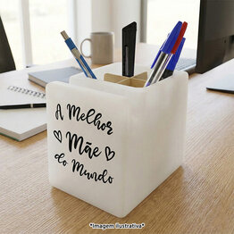 Organizador de Mesa Iluminado A Melhor Mãe do Mundo