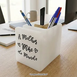 Organizador de Mesa Iluminado A Melhor Mãe do Mundo