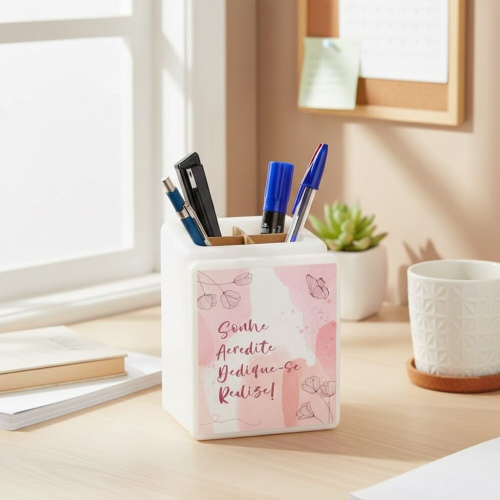 Organizador de Mesa Iluminado Sonhe!