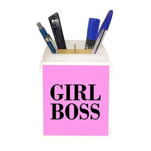Organizador de Mesa Iluminado Girl Boss