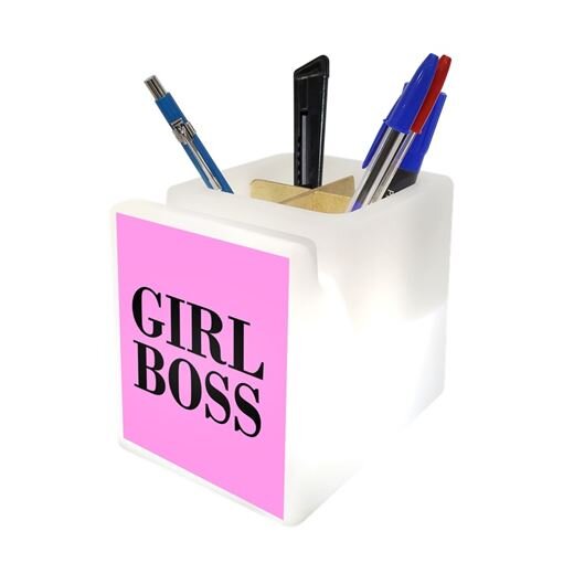 Organizador de Mesa Iluminado Girl Boss