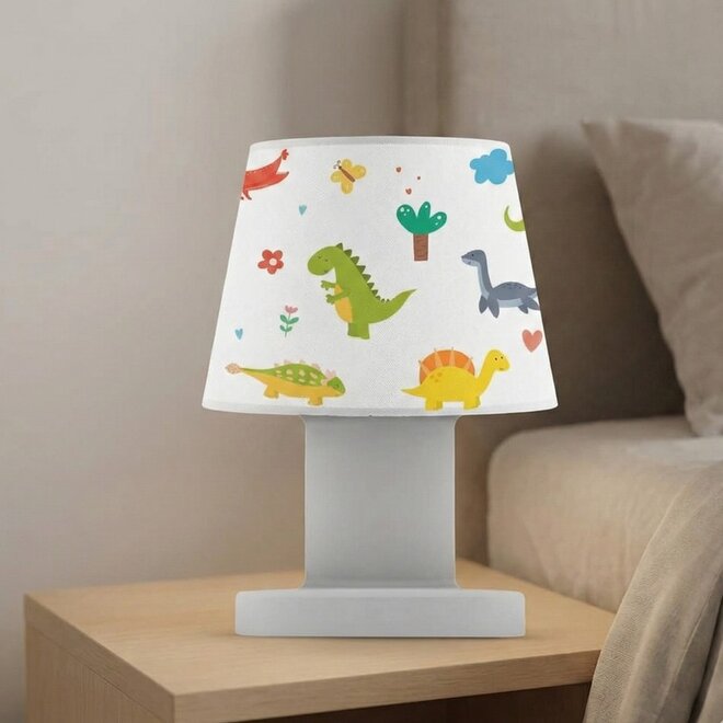 Luminária Abajur de Mesa Pequena Dino