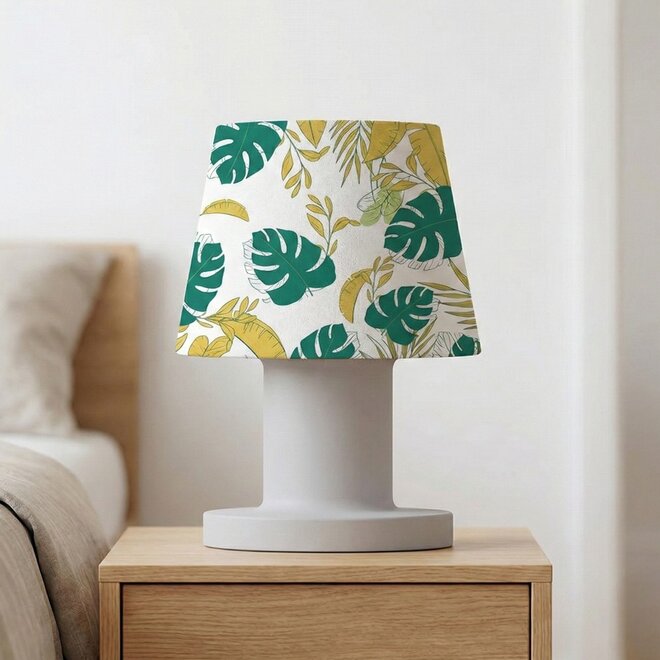 Luminária Abajur de Mesa Pequena Costela de Adão