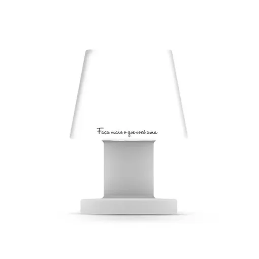 Luminária Abajur de Mesa Pequena Faça Mais