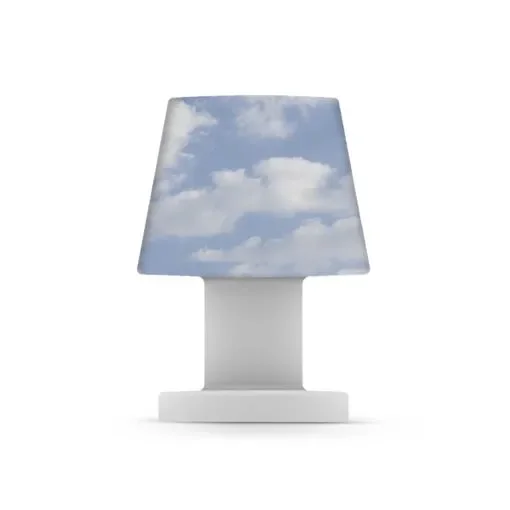 Luminária Abajur de Mesa Pequena Nuvens