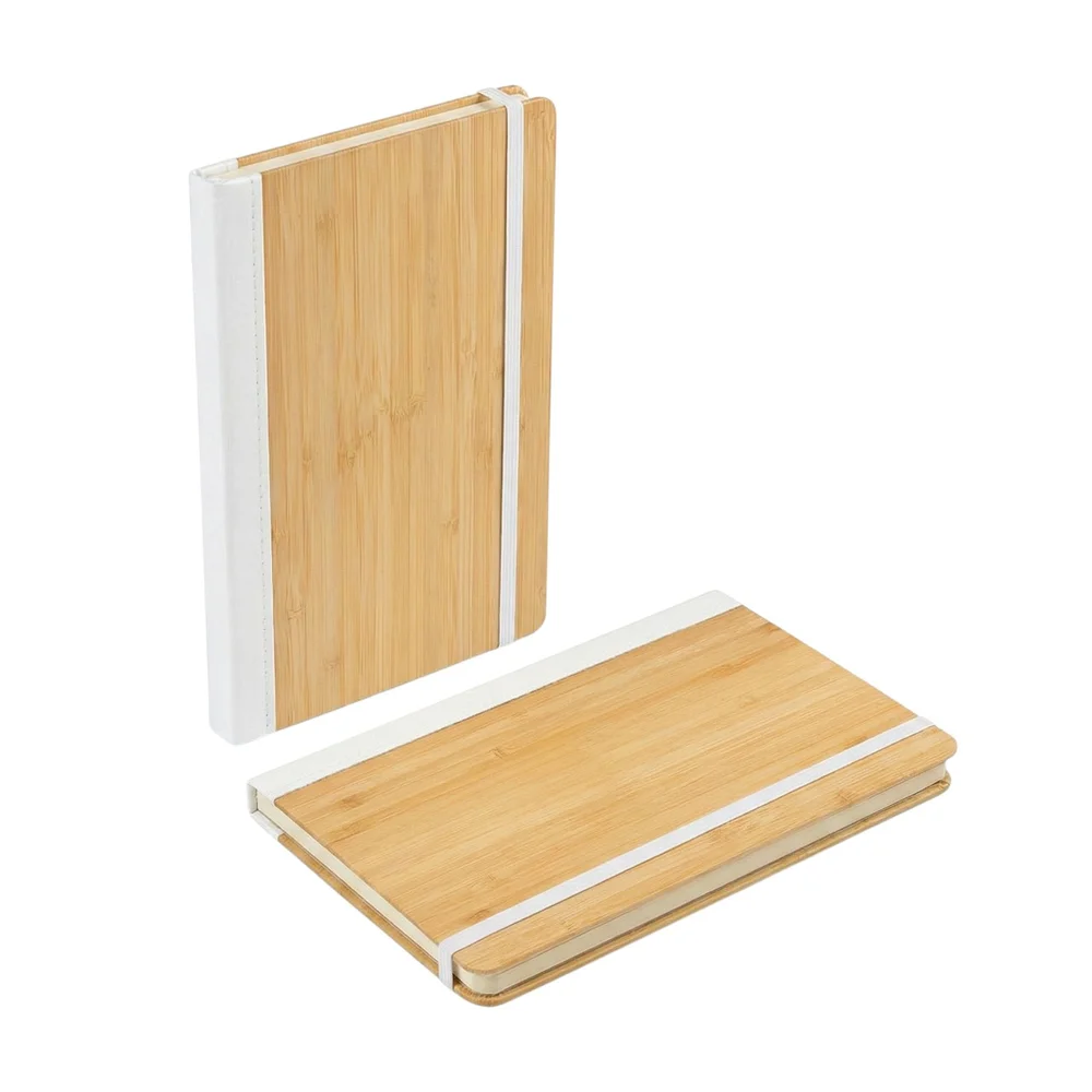 Caderno de Anotações com Capa de Bambu
