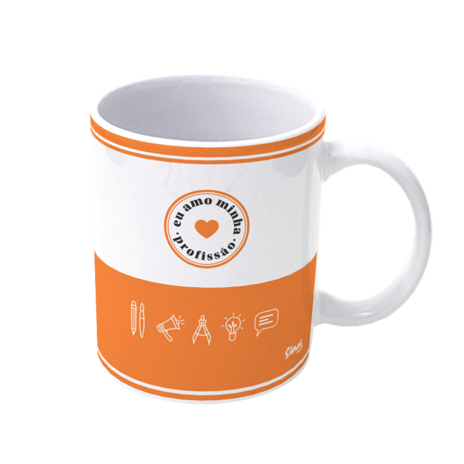 Caneca De Porcelana Profissões - Designer Gráfico