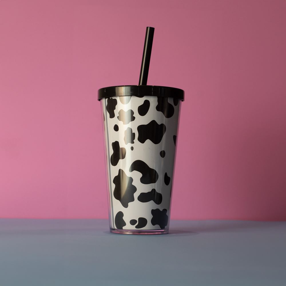Copo com Canudo - Moo Vaquinha