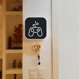 Luminária Box Controle Gamer Light Preto