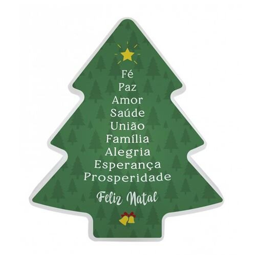 Luminária Decorativa Árvore de Natal Desejos – Decoração Natalina Iluminada