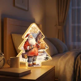 Luminária Árvore de Natal - Santa Claus