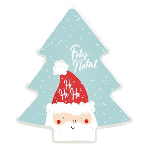 Luminária Decorativa Árvore de Natal HoHoHo – Iluminação Festiva para Decoração Natalina