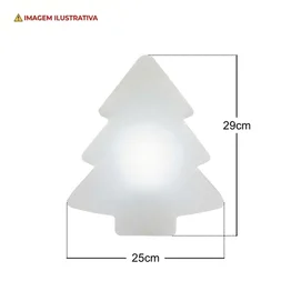 Luminária Árvore de Natal - HoHoHo!