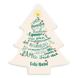 Luminária Árvore de Natal - Palavras