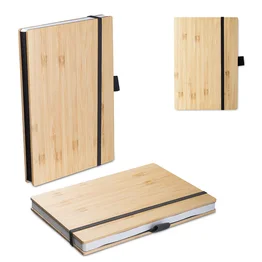 Caderno De Anotações Com Elástico Bamboo Times