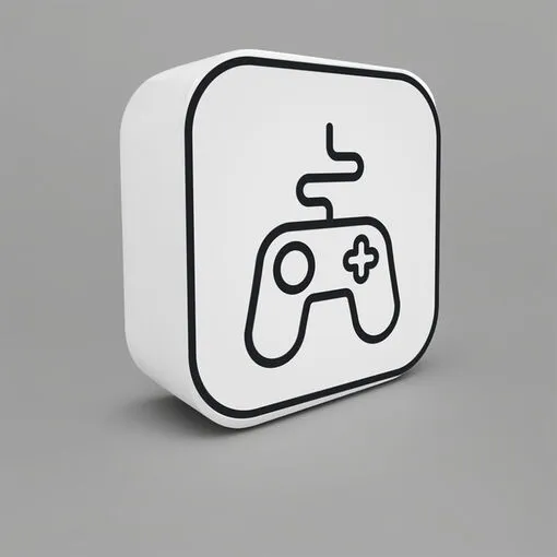 Luminária Box Controle Gamer Light Branco