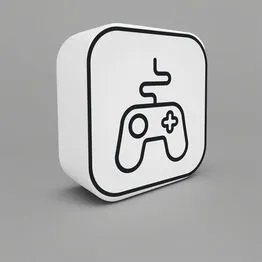 Luminária Box Controle Gamer Light Branco