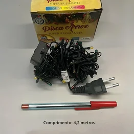 Pisca Pisca Natalino 4,2m Colorido 220v