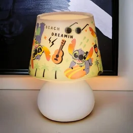 Luminária Abajur de Mesa Disney Stitch
