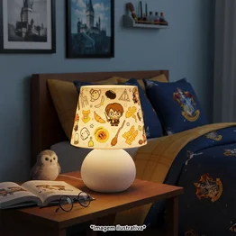 Luminária Abajur de Mesa Harry Potter Icons