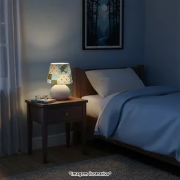 Luminária Abajur de Mesa Corvinal
