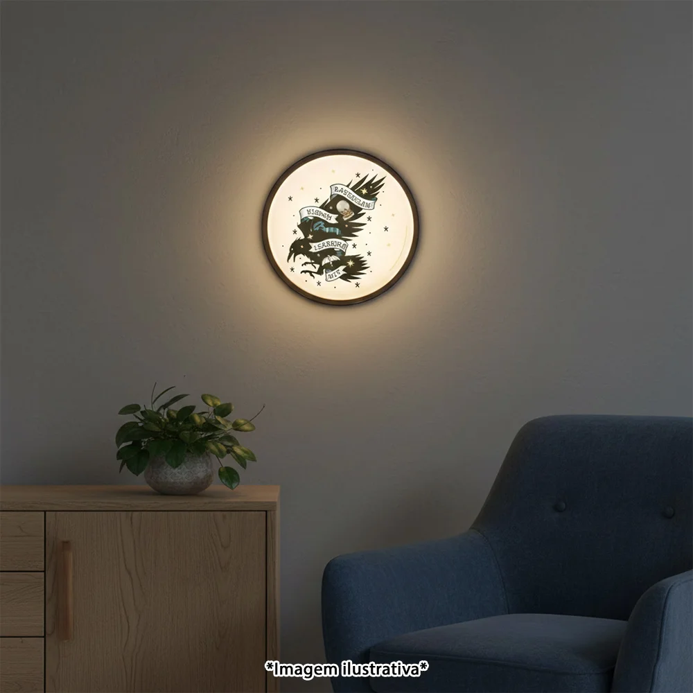 Luminária de Parede Tattoo Ravenclaw